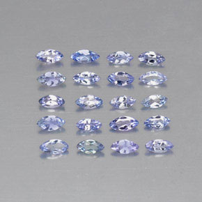 Gemas de tanzanita azul natural de  ct, marquesa, VVS-VS