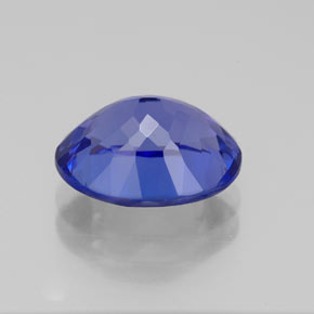 Tanzanita azul natural de 3,24 ct, corte óvalo, VVS