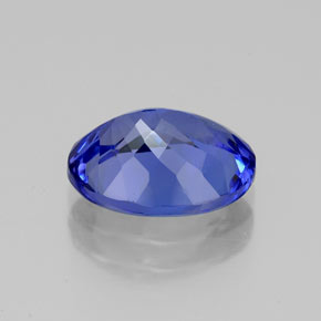Tanzanita azul natural de 2,80 ct, corte óvalo, VVS