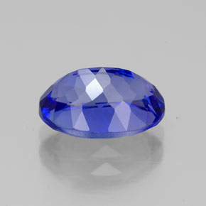 Tanzanita azul natural de 3,33 ct, corte óvalo, VVS