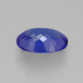 Tanzanita azul natural de 3,06 ct, corte óvalo, VVS-VS