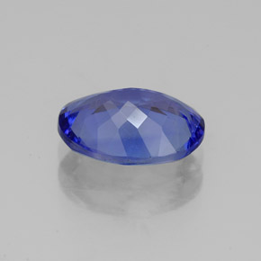 Tanzanita azul natural de 2,38 ct, corte óvalo, VVS-VS