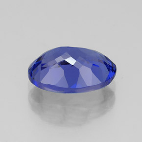 Tanzanita azul natural de 3,15 ct, corte óvalo, VVS