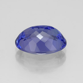 Tanzanita azul natural de 2,99 ct, corte óvalo, IF