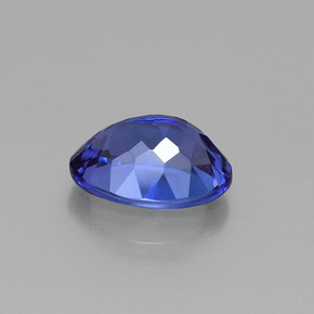 Tanzanita azul natural de 2,12 ct, corte óvalo, VVS