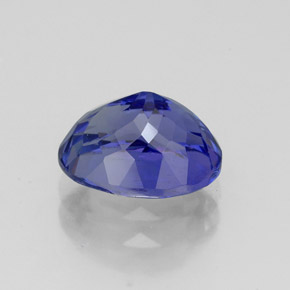 Tanzanita azul natural de 2,49 ct, corte óvalo, VVS-VS