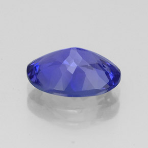 Tanzanita azul natural de 2,57 ct, corte óvalo, IF