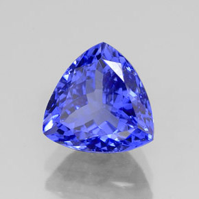 Tanzanita azul natural de 2,41 ct, trillón, VVS