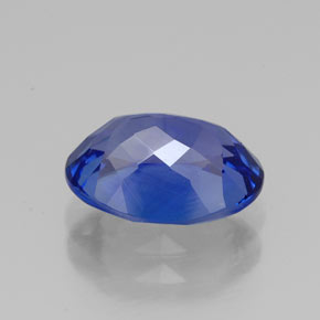 Tanzanita azul natural de 2,71 ct, corte óvalo, IF