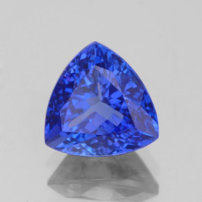 Tanzanita azul natural de 2,12 ct, trillón, VVS