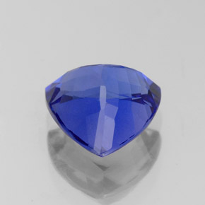 Tanzanita azul natural de 2,12 ct, trillón, VVS