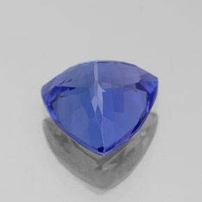 Tanzanita azul natural de 2,62 ct, trillón, VVS