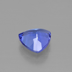 Tanzanita azul natural de 1,84 ct, trillón, VVS