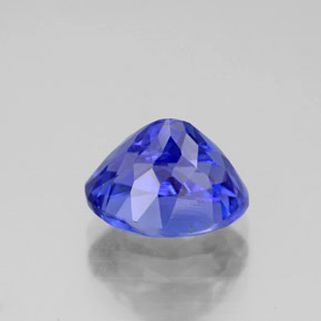 Tanzanita azul natural de 2,75 ct, corte óvalo, VVS