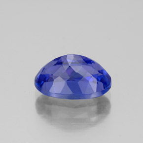 Tanzanita azul natural de 2,66 ct, corte óvalo, VVS