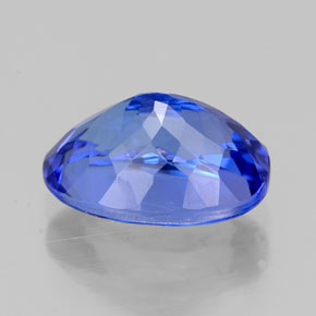 Tanzanita azul natural de 2,73 ct, corte óvalo, VVS-VS