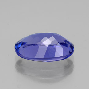 Tanzanita azul natural de 2,75 ct, corte óvalo, VVS