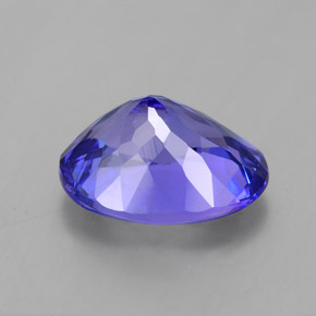 Tanzanita azul natural de 2,26 ct, corte óvalo, VVS-VS
