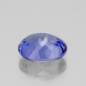 Tanzanita azul natural de 2,94 ct, corte óvalo, VS