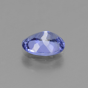 Tanzanita azul natural de 1,22 ct, corte óvalo, VVS-VS