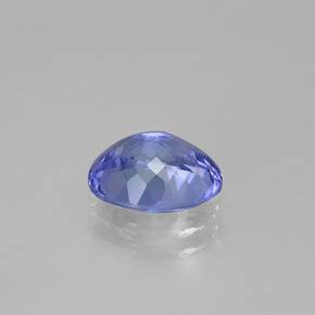 Tanzanita azul natural de 2,22 ct, corte óvalo, VVS
