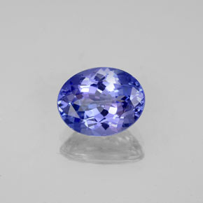 Tanzanita azul natural de 2,10 ct, corte óvalo, VVS-VS