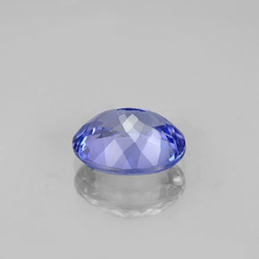 Tanzanita azul natural de 2,10 ct, corte óvalo, VVS-VS