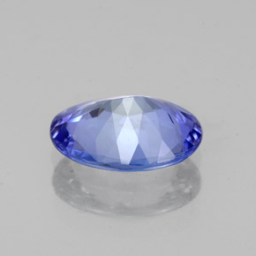 Tanzanita azul natural de 1,51 ct, corte óvalo, VVS
