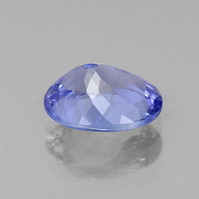 Tanzanita azul natural de 1,92 ct, corte óvalo, VVS-VS
