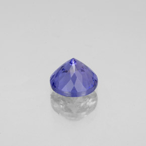 Tanzanita azul natural de 1,44 ct, corte redondo, VS-SI