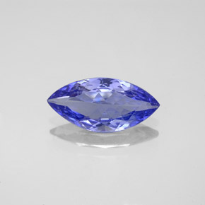 Tanzanita azul natural de 1,33 ct, marquesa, VVS-VS