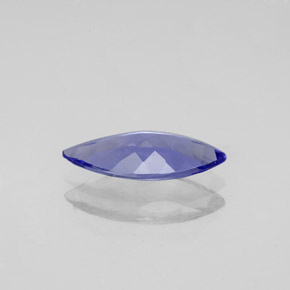 Tanzanita azul natural de 1,33 ct, marquesa, VVS-VS
