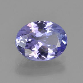 Tanzanita azul natural de 1,96 ct, corte óvalo, VVS