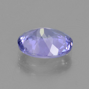 Tanzanita azul natural de 1,96 ct, corte óvalo, VVS