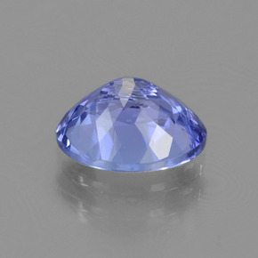 tanzanita Azul violeta intenso natural de 1.71 ct, Corte Óvalo, VVS