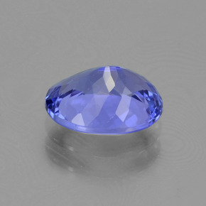 Tanzanita azul natural de 1,62 ct, corte óvalo, VVS-VS