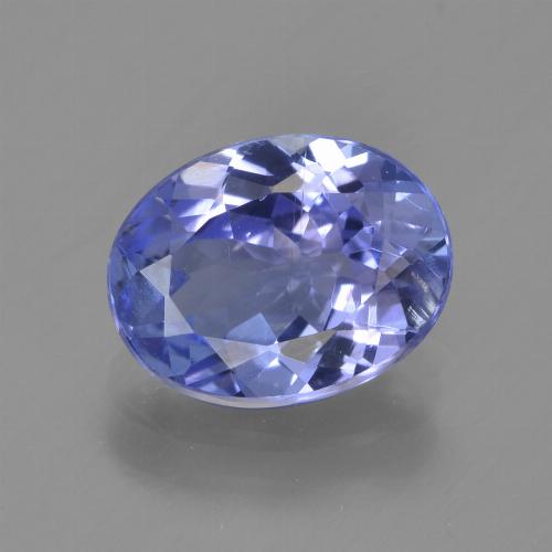 tanzanita Azul violeta intenso natural de 1.94 ct, Corte Óvalo, VS