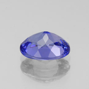 Tanzanita azul natural de 1,54 ct, corte óvalo, VVS