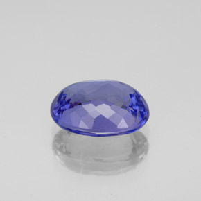 Tanzanita azul natural de 2,94 ct, corte óvalo, VVS