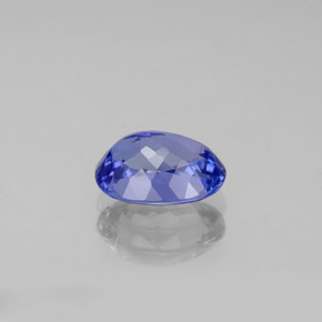 Tanzanita azul natural de 1,61 ct, corte óvalo, IF