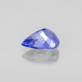 Tanzanita azul natural de 1,41 ct, en forma de pera, VS