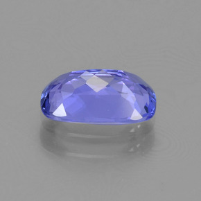 Tanzanita azul natural de 1,17 ct, corte cojín, VS