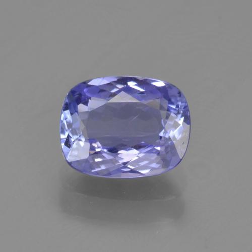 tanzanita Azul violeta intenso natural de 1.22 ct, Corte Cojín, VVS-VS