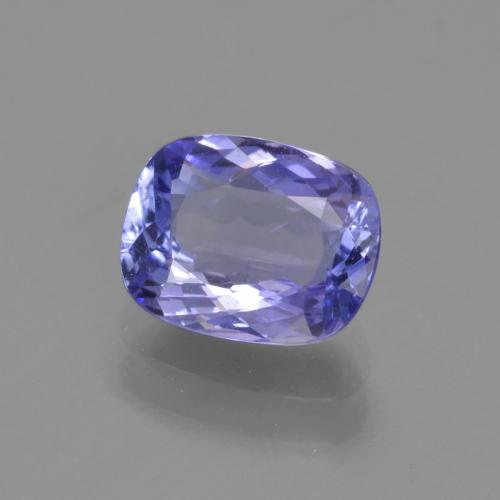tanzanita Azul violeta intenso natural de 1.22 ct, Corte Cojín, VVS-VS