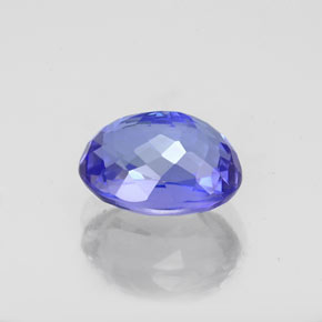 Tanzanita azul natural de 2,64 ct, corte óvalo, IF