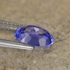 Tanzanita azul natural de 1,39 ct, corte óvalo, VS-SI