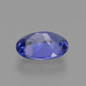 Tanzanita azul natural de 1,26 ct, corte óvalo, VVS-VS