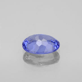 Tanzanita azul natural de 1,46 ct, corte óvalo, VVS