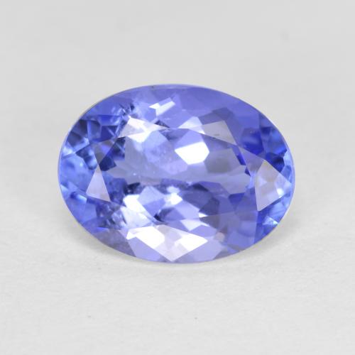Tanzanita azul natural de 1,46 ct, corte óvalo, SI