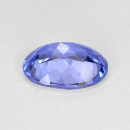 Tanzanita azul natural de 1,46 ct, corte óvalo, SI
